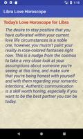 Daily Libra Love Horoscope capture d'écran 1