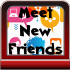 Meet new friends icon