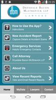 DBM Law Personal Injury App capture d'écran 1