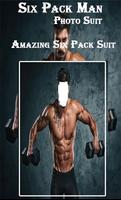 Poster Six Pack Man Photo Suit