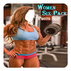 Woman Six Pack Photo Suit icon