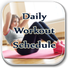 Daily Workout Schedule Guide آئیکن