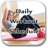 Daily Workout Schedule Guide-icoon