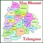 Telangana Adangal Pahani 31 districts icône