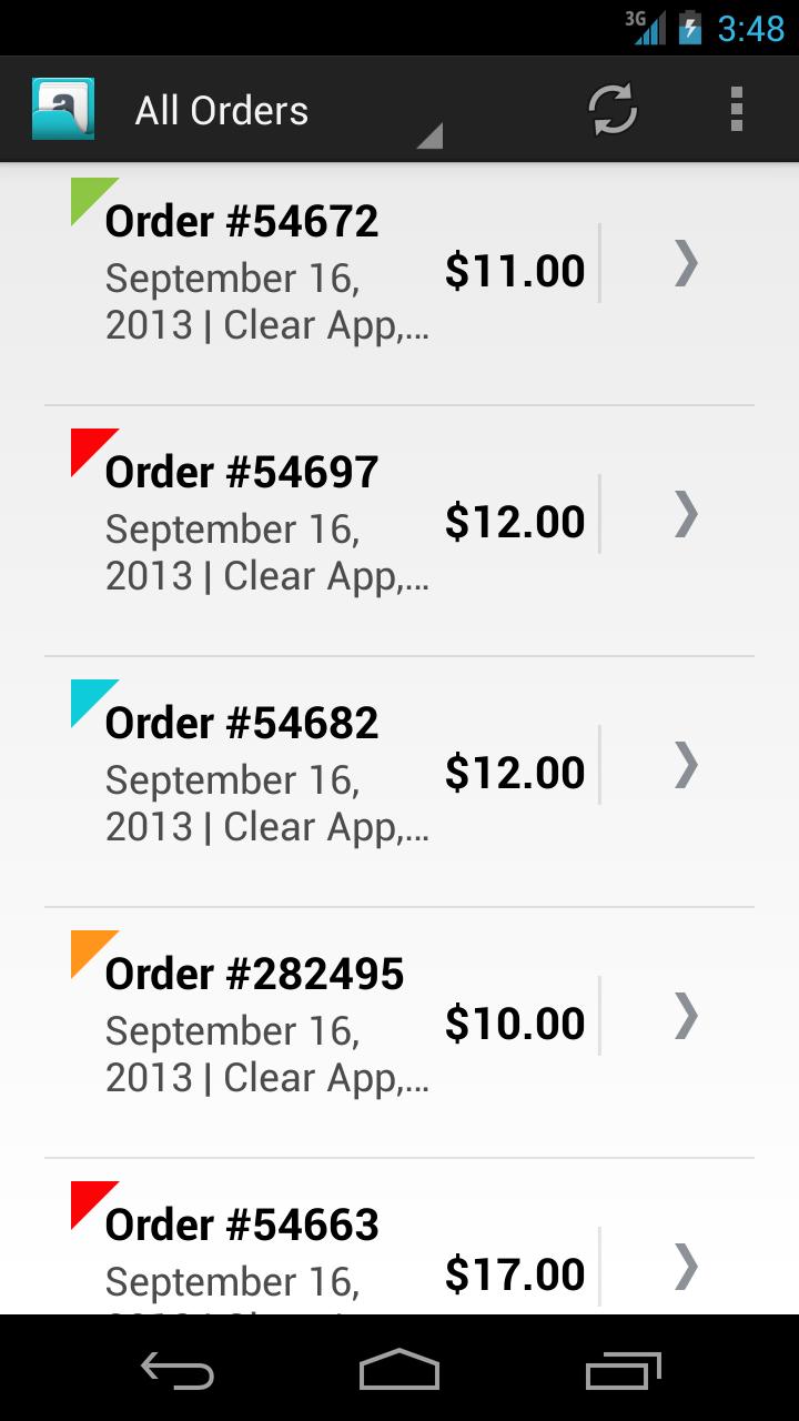 Cleared order. Appsmakerstore. About appsmakerstore.