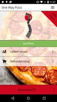 One Way Pizza Affiche