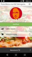 Pizza Mona Lisa Cartaz