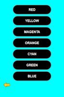 Color Name Quiz capture d'écran 1