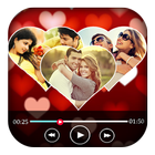Valentine  Special Love Video Maker icône