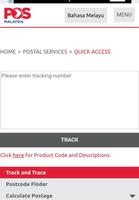 Pos Laju Tracking & Trace : Tracking Number capture d'écran 1
