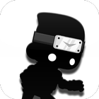 Black Ninja Jump Action Game icône