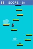 Black Ninja Jump Action Game Affiche