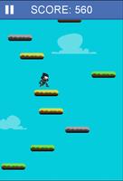 Black Ninja Jump Action Game capture d'écran 2