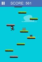 Black Ninja Jump Action Game capture d'écran 3