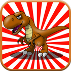 Two Dinosaur Crazy Race-icoon