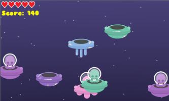 Space Alien Smash Game Affiche