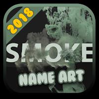 Smoke Effect Name Art poster