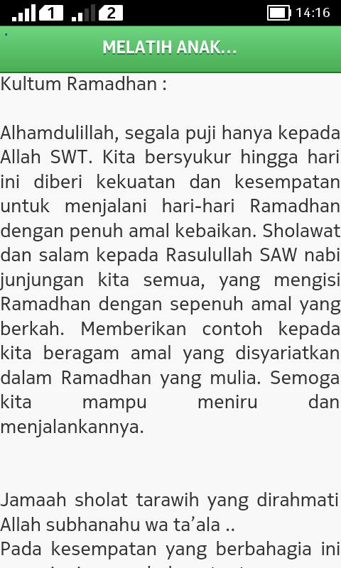 Kumpulan kultum singkat tentang bersyukur