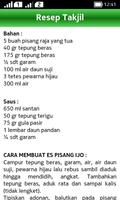 2 Schermata Resep Takjil