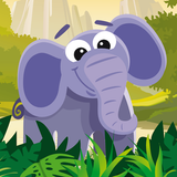 Jungle animals - Kids Learning أيقونة