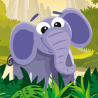 Jungle animals - Kids Learning icône