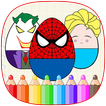 Surprise Eggs Kids Game - Coloring and painting