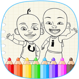 Coloring Upinipin - Painting Drawings for kids