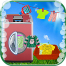 dzieci do prania ubrań do prania aplikacja