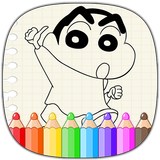 Shinchan Coloring Game أيقونة