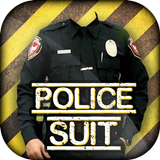 Police Men Suit & formal costume changer for photo icône