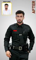 Police Men Suit & formal costume changer for photo الملصق