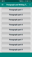 Peragraph and Writing Tips Affiche