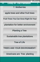 Essay on Tree Plantation स्क्रीनशॉट 1