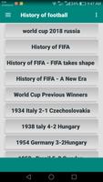 History of football Affiche