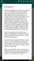 Know Your Rights Nigeria capture d'écran 1