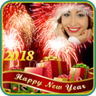 С Новым годом Photo Frame Editor Эффекты 2018