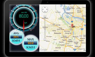 GPS Speedometer HUD Test - High Speed Meter Trip screenshot 2