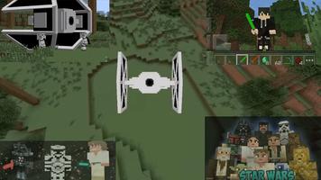 Mod Star Wars for Minecraft PE Affiche