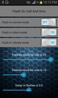 Flash on call and sms syot layar 1