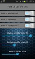 Flash on call and sms syot layar 2