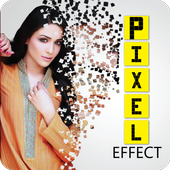 Picture editor pixel icon