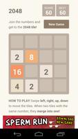 2048 numero game plakat