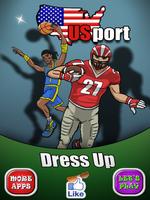 USA Sport Dress Up Affiche
