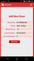 Badhan (Blood Donor Manager) capture d'écran 1