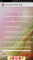 برنامه‌نما Top Songs Ariana Grande عکس از صفحه