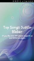 Top Songs Justin Bieber ポスター
