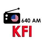 Kfi AM 640 Los Angeles Radio-icoon