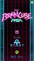 Neon BrainCube Prism Plakat