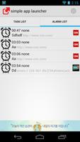 Simple app running(alarm) screenshot 2