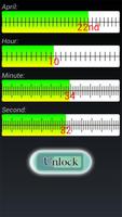 Ruler Clock Lock capture d'écran 3
